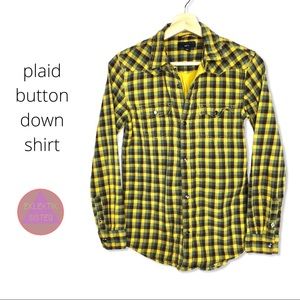 STELLA MCCARTNEY FOR GAPKIDS plaid button up shirt